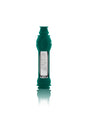 GRAV Octo-taster with Silicone Skin in Dark Teal, 16mm Borosilicate Glass Chillum - Front View