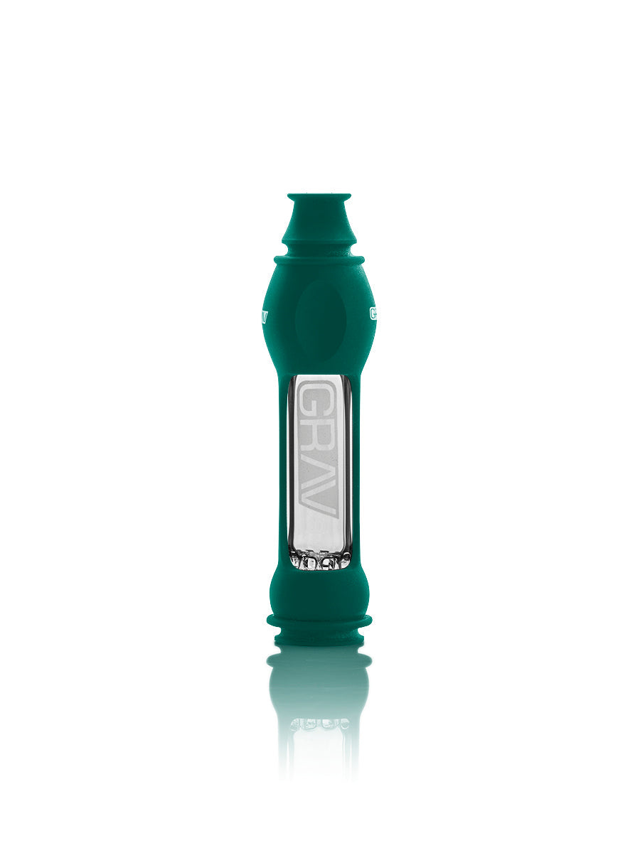 GRAV 16mm Octo-Taster Pipe with Shock-Absorbent Silicone Skin