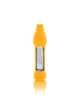 GRAV 16mm Octo-taster Hand Pipe with Mustard Yellow Silicone Skin - Front View