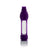 GRAV Octo-taster with Silicone Skin in Purple, 16mm Borosilicate Glass Chillum, Front View