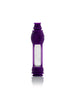 GRAV Octo-taster with Silicone Skin in Purple, 16mm Borosilicate Glass Chillum, Front View