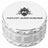Kozo 3.5 inch ceramic non-stick aluminum grinder in white, closed front view with the Kozo logo on the lid