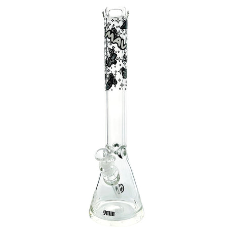 MAV Glass 18" 9mm Classic Beaker Bong with Glow in the Dark Lost in Space Design