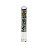 MAV Glass 18" Dragon Koi Beaker Bong, 9mm Thick, Front View on White Background