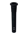 Black Silicone Downstem 3" for Bongs, 18mm to 14mm Female to Male Joint