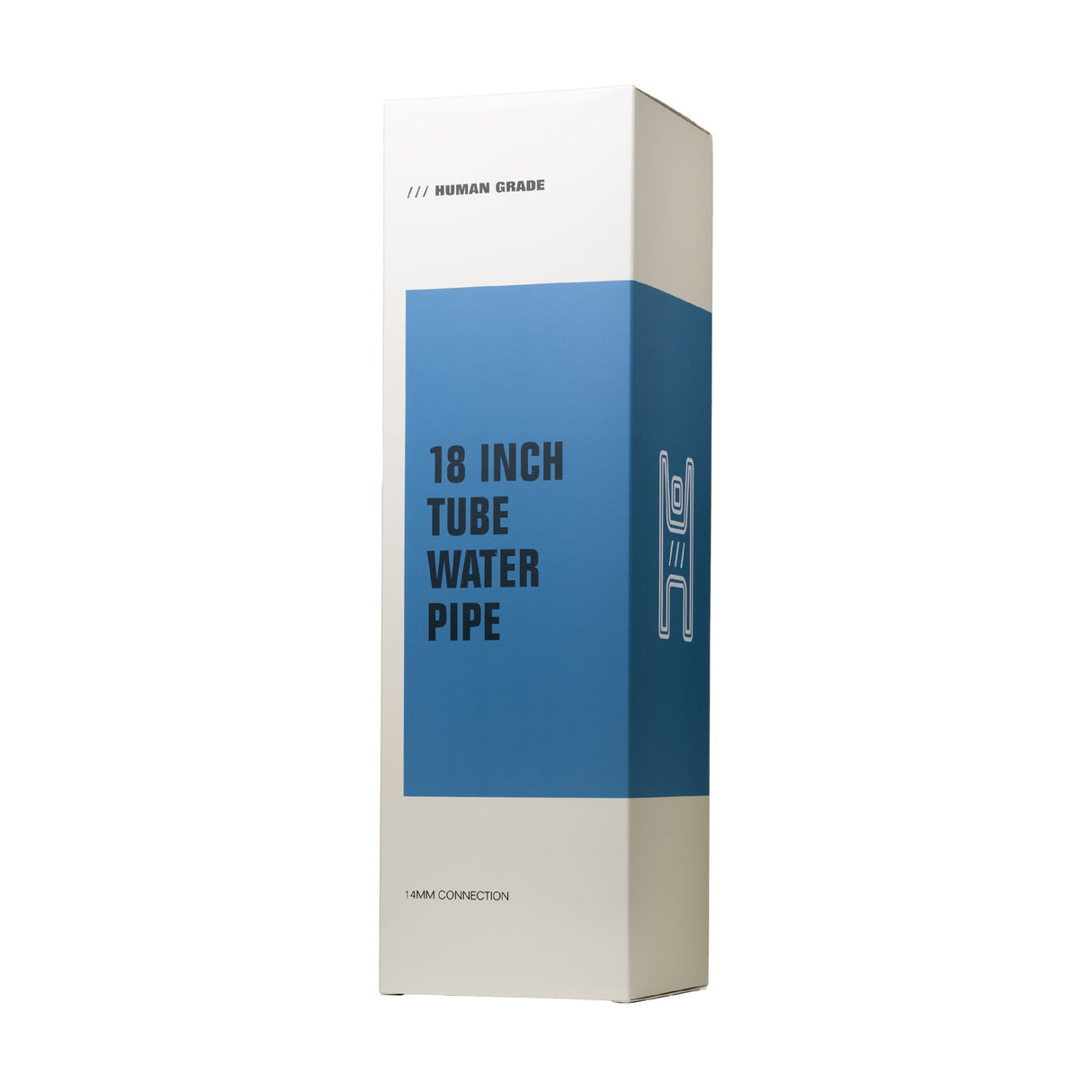 Human Grade 18" Tube Straight Glass Water Pipe