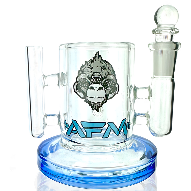 AFM Home Base ISO Banger Cleaning Station with monkey graphic, front view on white background