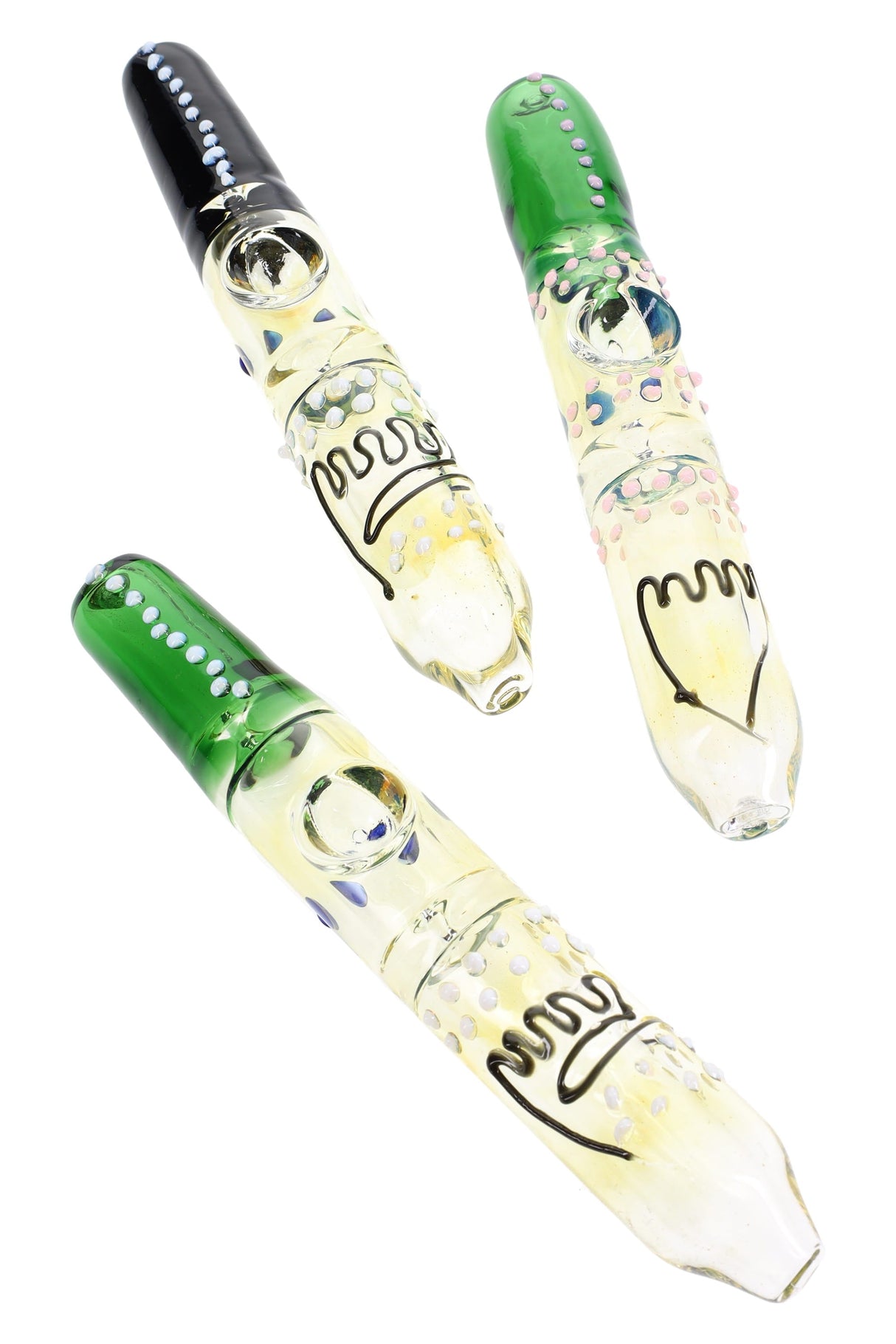 Color-Changing Glass Steamroller “Crown Roller” – 7″ – Assorted Colors ...