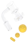 Quartz 14.5 mm Male Terp Slurper Banger – 2 mm Thick
