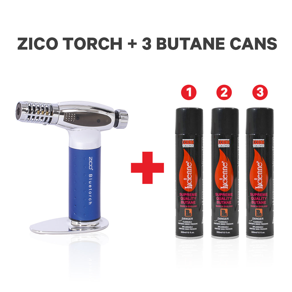 Dab Butane Machine Green Flower Dab Torch & Butane Bundle – DankGeek