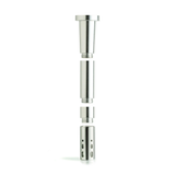 Chill Silver Unbreakable Aluminum Downstem by Chill Steel Pipes - Front View