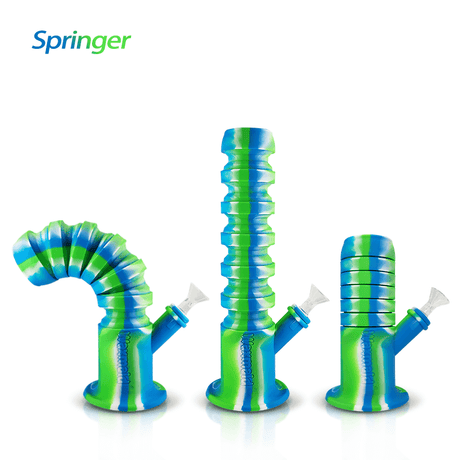 Waxmaid Springer Collapsible Silicone Water Pipe