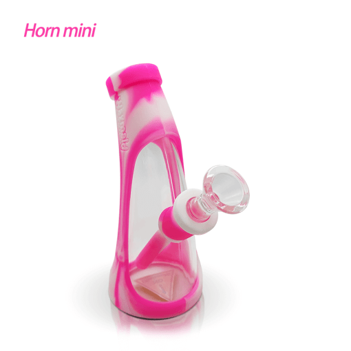 Waxmaid Mini Horn Silicone Glass Bubbler