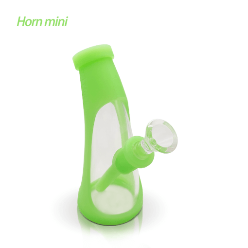 Waxmaid Mini Horn Silicone Glass Bubbler