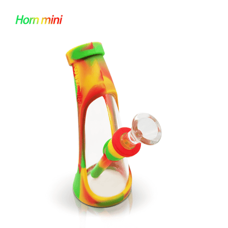 Waxmaid Mini Horn Silicone Glass Bubbler