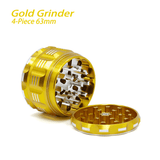 Waxmaid 4-Piece Polygon Herb Grinder Gold 63mm