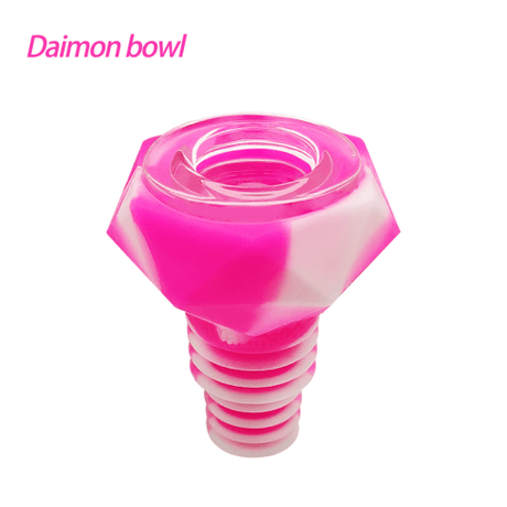 14mm 18mm Diamond Silicone Glass Bowl