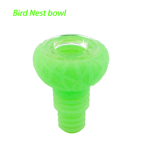 14mm 18mm Bird Nest Silicone Glass Bowl