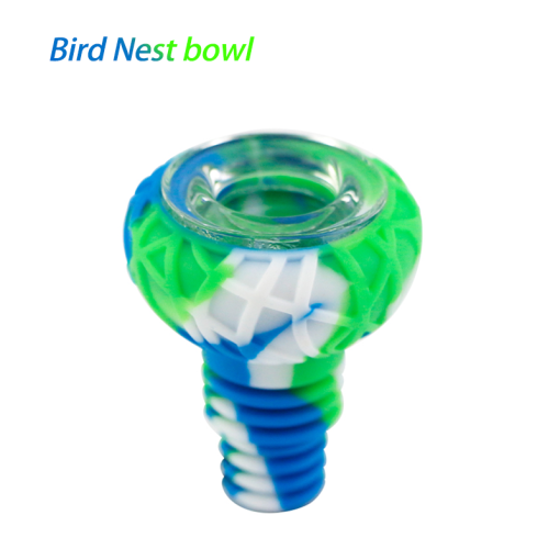 14mm 18mm Bird Nest Silicone Glass Bowl