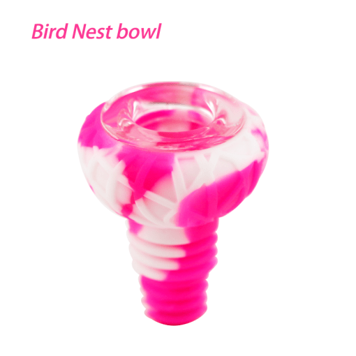 14mm 18mm Bird Nest Silicone Glass Bowl