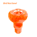 14mm 18mm Bird Nest Silicone Glass Bowl