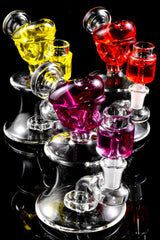 Fluid-Filled Plumber Glass Bong “Pipe Dream” – Showerhead Perc – 5.5″