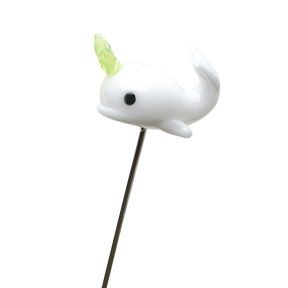 Empire Glassworks Cozmic Narwhal Poker with Borosilicate Colored Glass