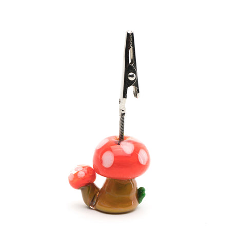 Empire Glassworks Mushroom Roach Clip - Handcrafted Borosilicate Glass