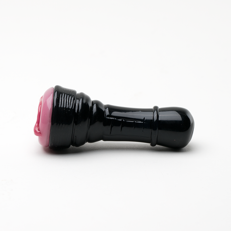 Empire Glassworks Kittylight Chillum with Borosilicate Glass, Front View on White