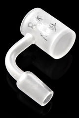 Quartz 14.5 mm Male 90° Frosted Flat-Top Banger – Etched Designs