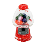 Empire Glassworks Gumball Machine Carb Cap, Borosilicate Glass, Front View on White