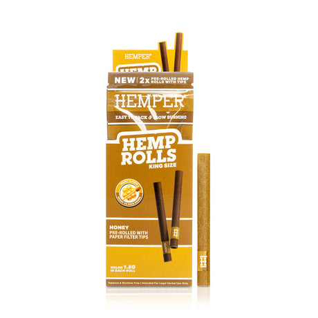 Pre-Rolled King Size  Paper Tip Hemp Rolls | 2PK