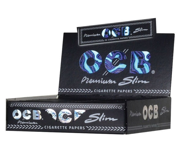 OCB Premium Rolling Papers | King Size Slim | 24pk Display