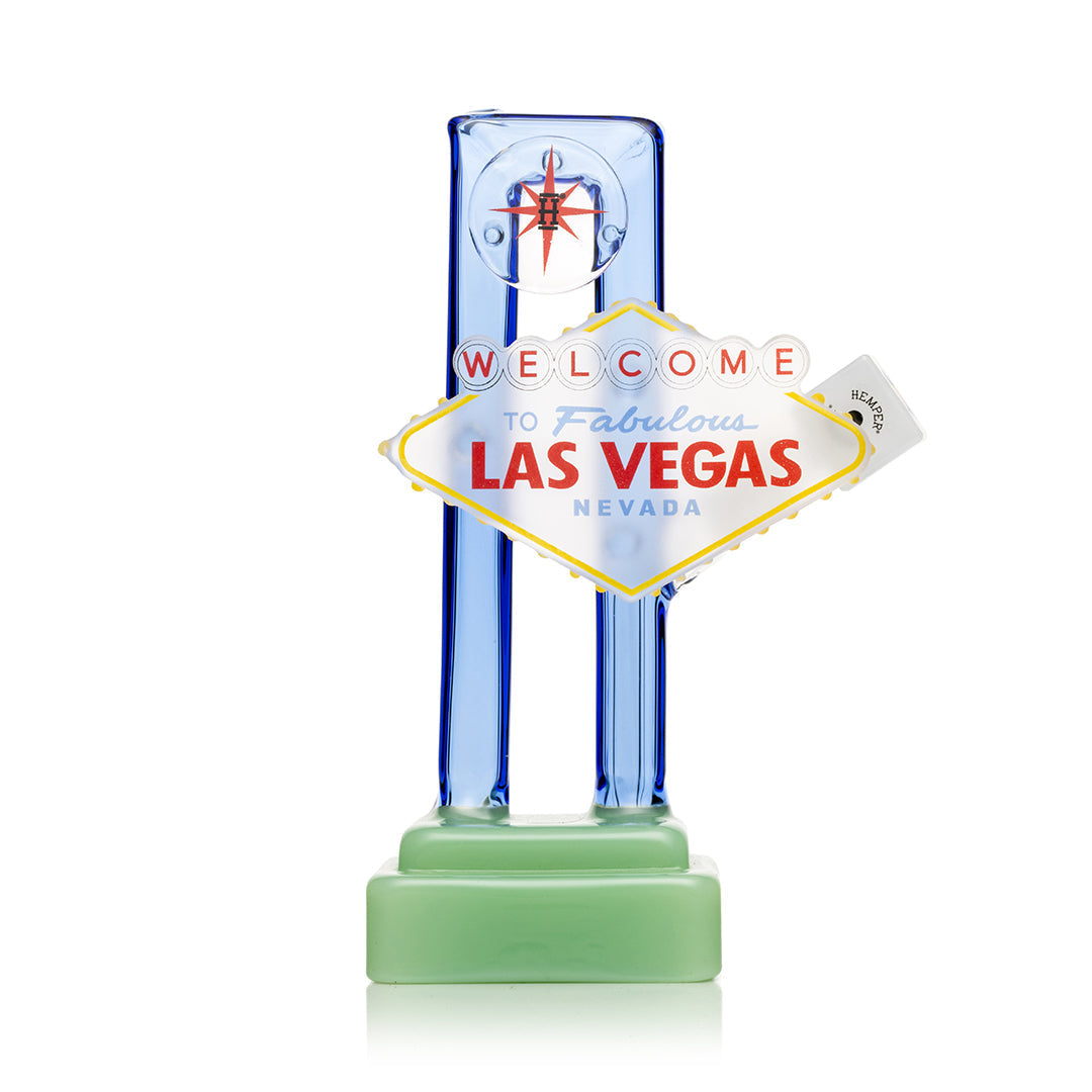 Las Vegas Sign Glass Bong