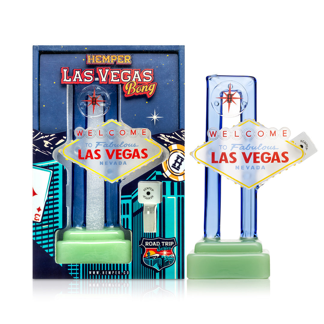 Las Vegas Sign Glass Bong