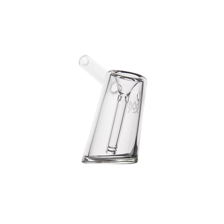 MJ Arsenal Fulcrum Bubbler with Borosilicate Glass, Classic Side View on Seamless White