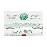 25pc Pure Hemp 1 1/4 Rolling Papers Display pack, Tree Free, front view on white background