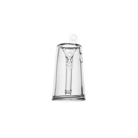 MJ Arsenal Fulcrum Bubbler - Clear Borosilicate Glass Hand Pipe Front View