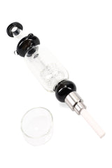 Glass Matrix Perc Dab Straw Kit “Lab Tower” – 8½″