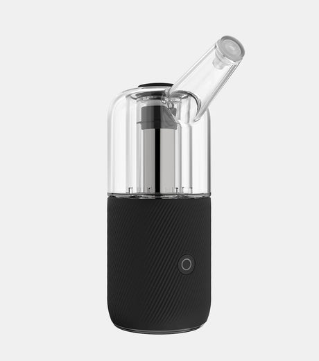 AUXO Cenote Black Electronic Atomizer with Battery, Portable Design for Concentrates - Front View
