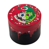 PILOT DIARY 2" Mario Herb Grinder, Top View with Colorful Design