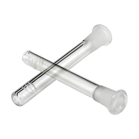 PILOT DIARY - 18mm To 14mm Glass Downstems, 2 Pcs Set, Clear, Top View