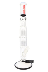 ROOR Tech 17" Multicolor Straight Tube – Double Tree Percs - Ice Pinch