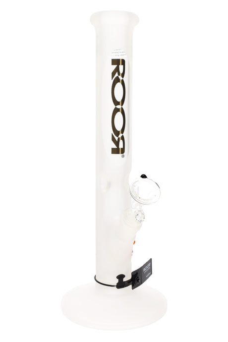 ROOR 14" Frosted Straight Tube Bong – Ice Pinch – 5mm