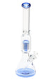 Glass on Glass Beaker Bong “Treehouse” – 12-Arm Tree Perc – Ice Pinch – 18″