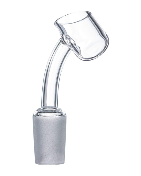 14mm 45° Male Quartz Banger Nail for Dab Rigs, Clear View on White Background