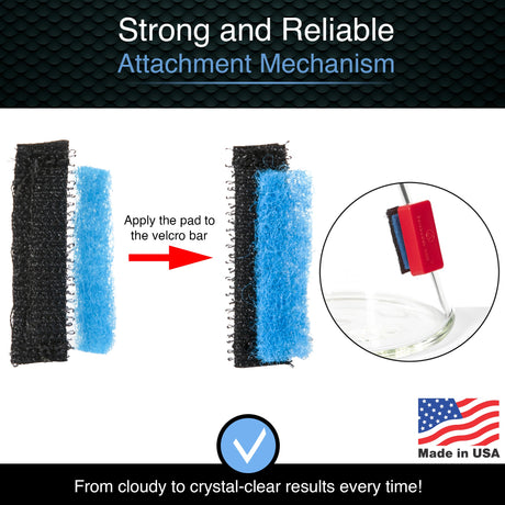 BoroBuddy Mini™ Magnetic Cleaner by Snowtree with strong Velcro attachment for easy cleaning