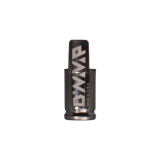 DynaVap Standard Cap pictured from an alternate angle showing the smooth stainless steel cap body