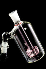 14.5mm Male to Female 45 Degree Glass Ash Catcher with Showerhead Perc