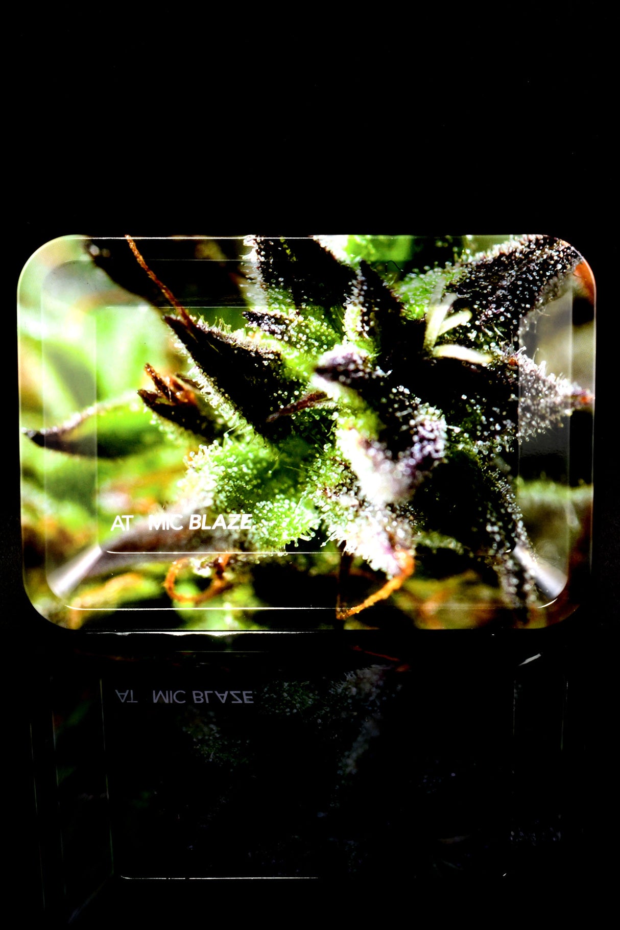 Small Art Metal Rolling Tray – 7″ × 5″ – Select Design